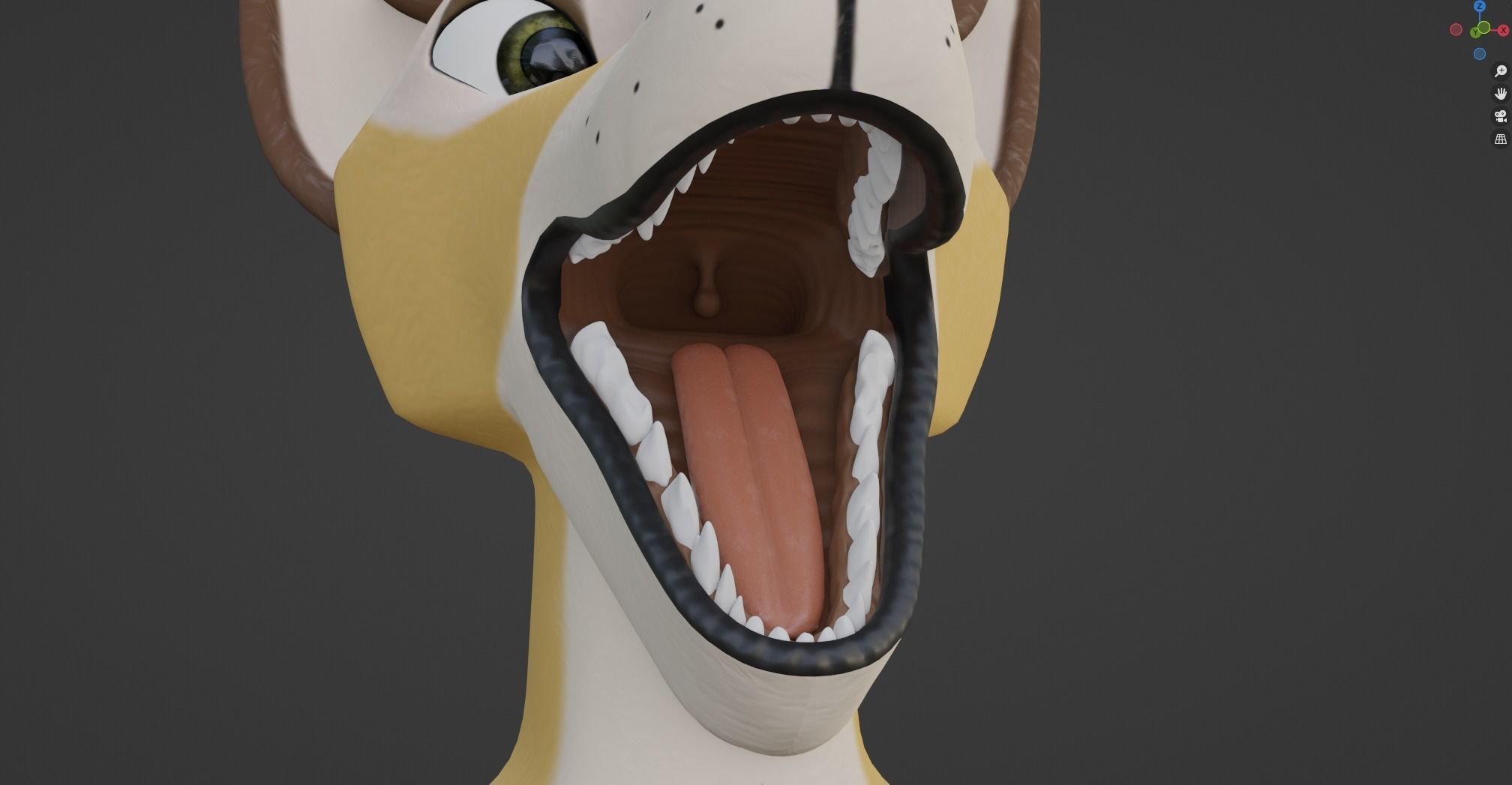 Nara Anthro Fox 3D model_80