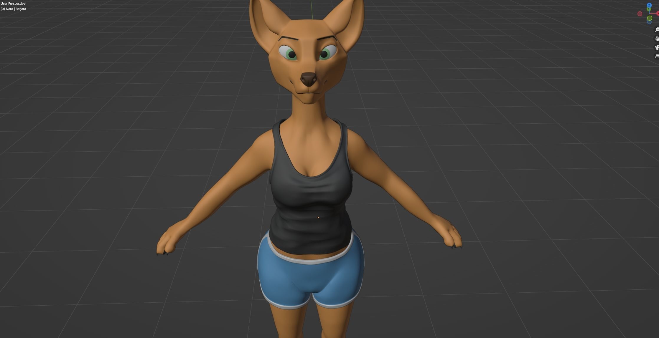 Nara Anthro Fox 3D model_72
