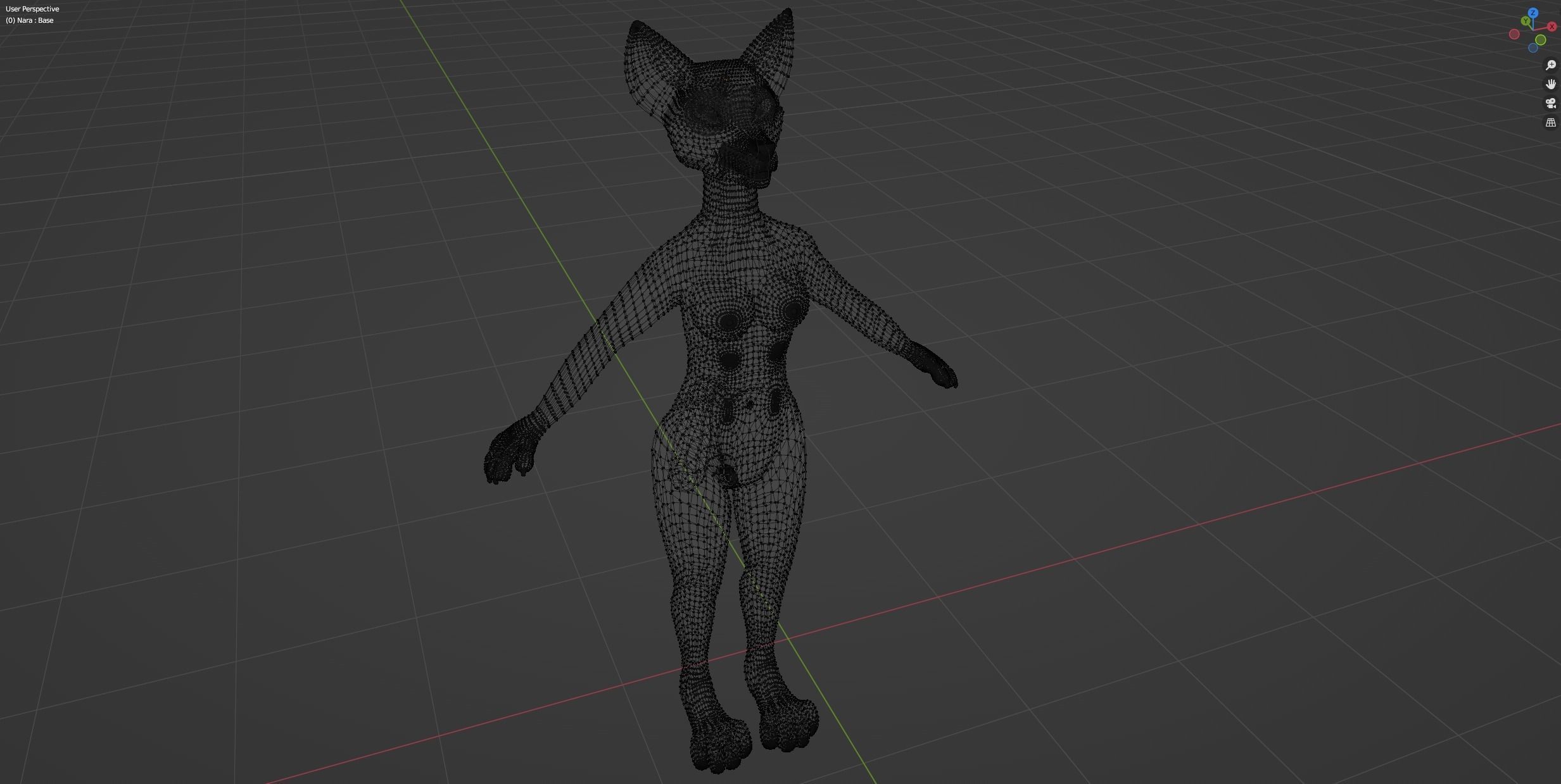 Nara Anthro Fox 3D model_37