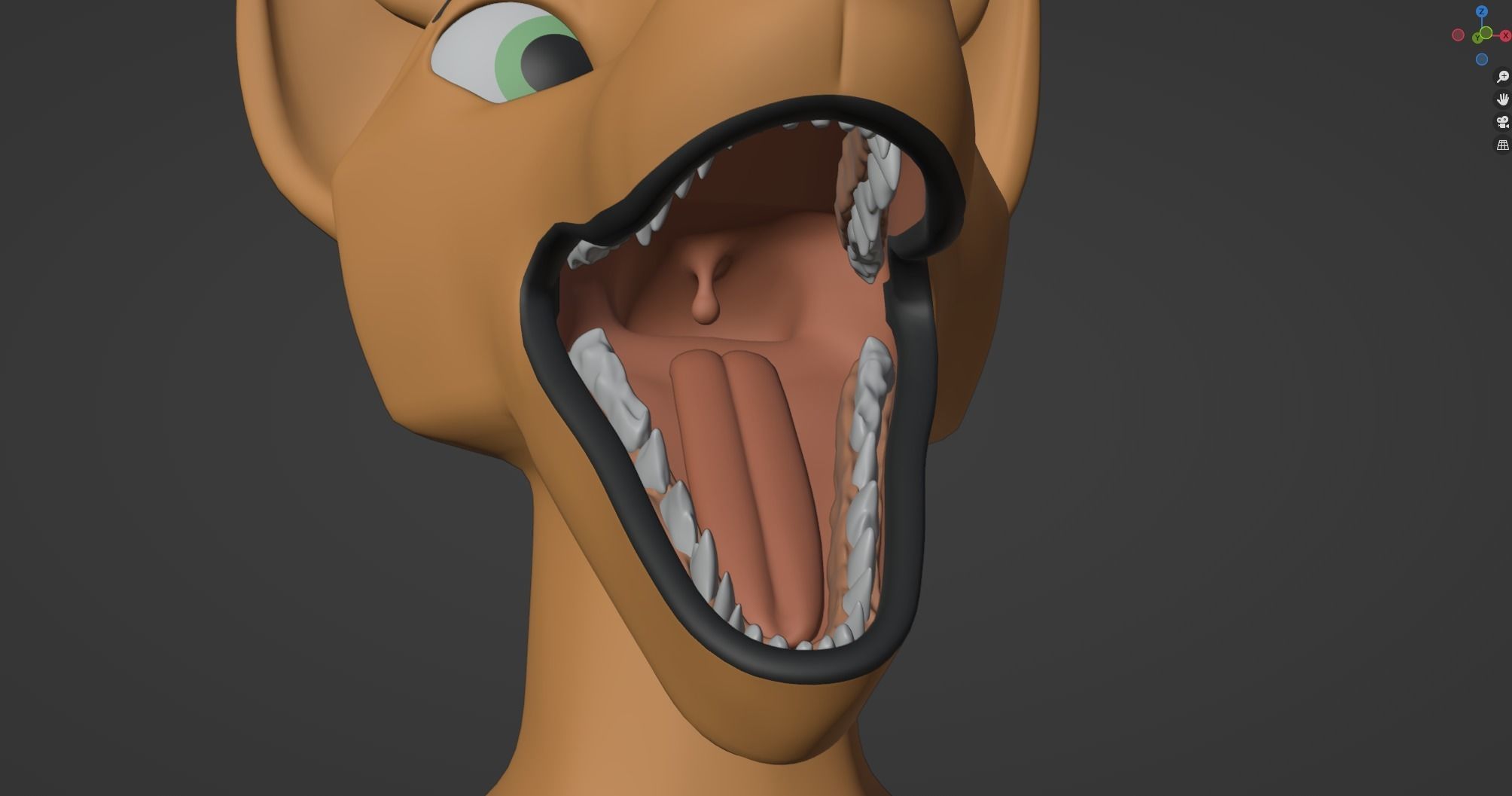 Nara Anthro Fox 3D model_79