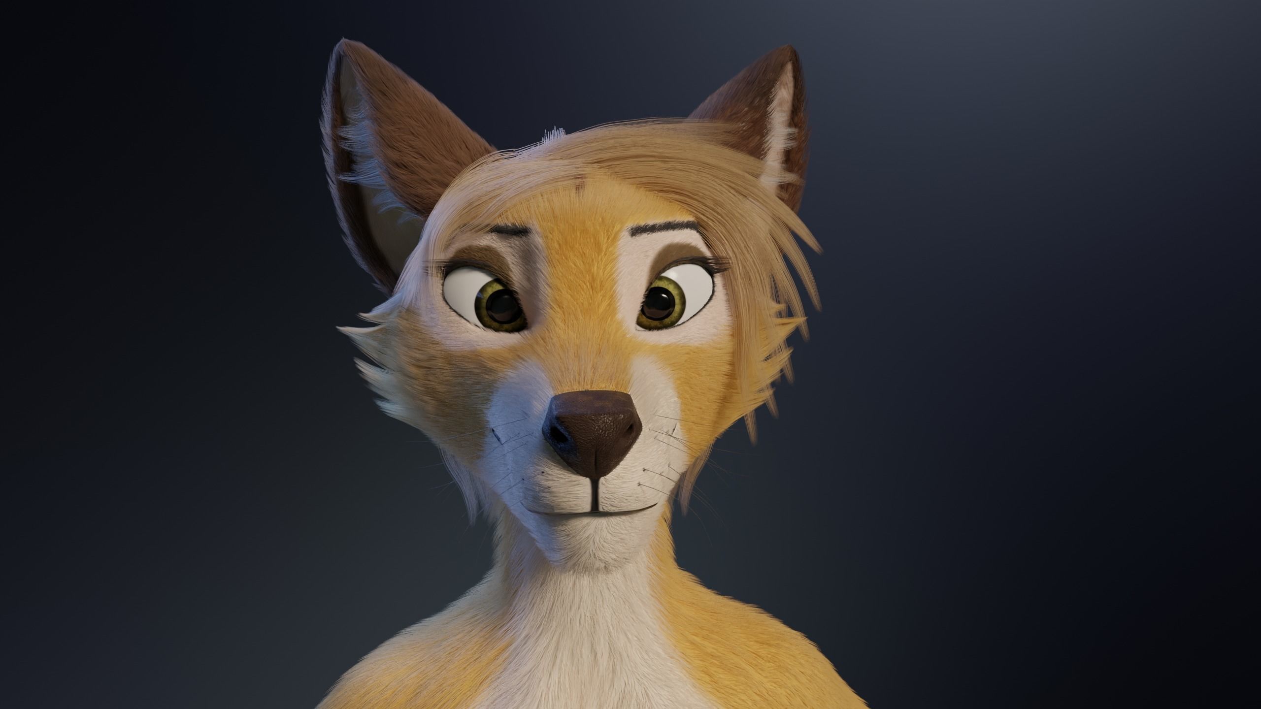 Nara Anthro Fox 3D model_3