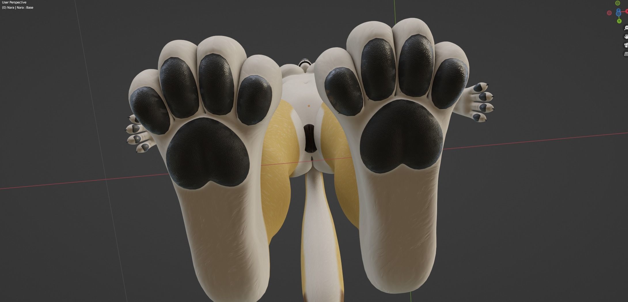 Nara Anthro Fox 3D model_49