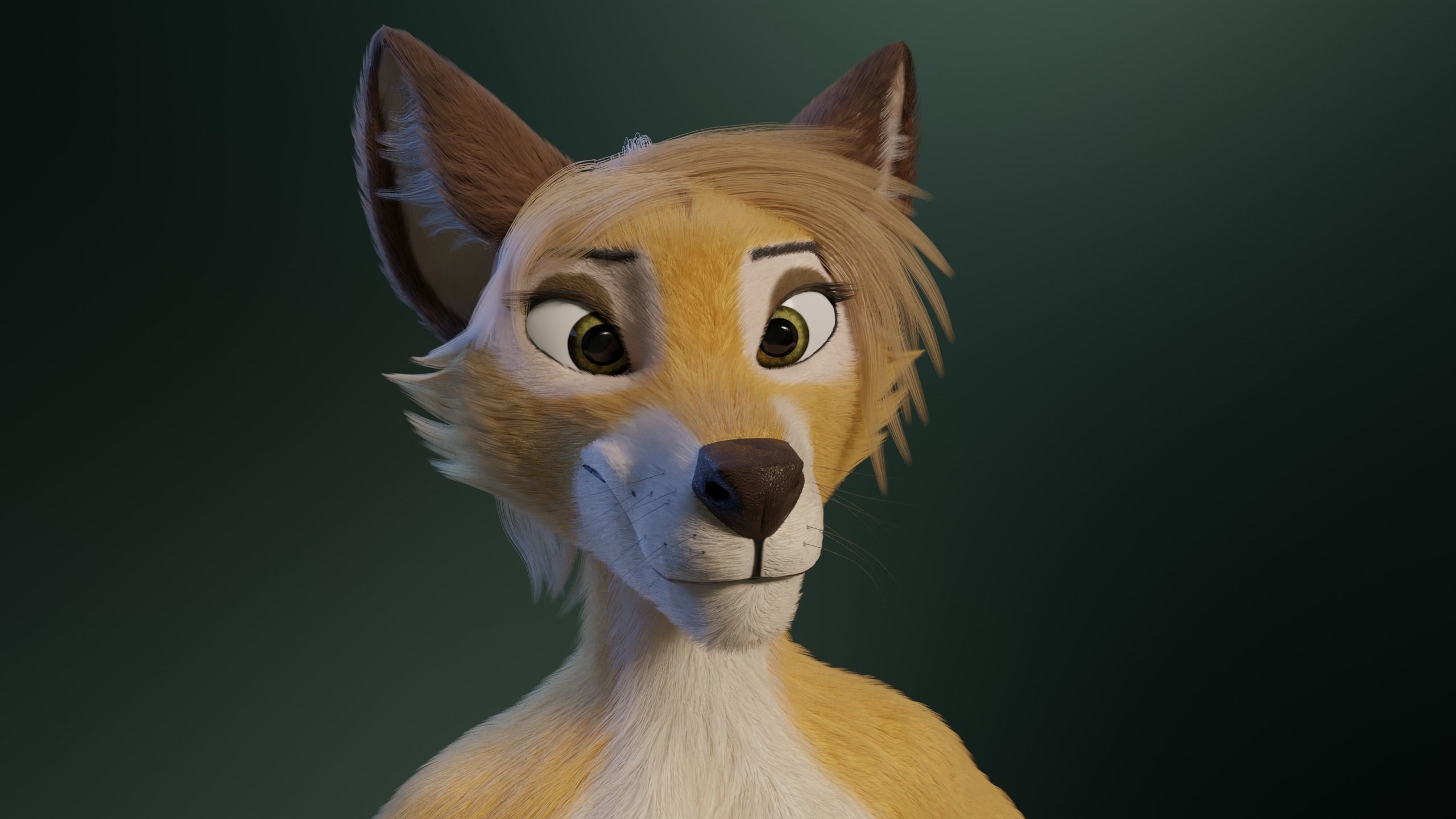 Nara Anthro Fox 3D model_30