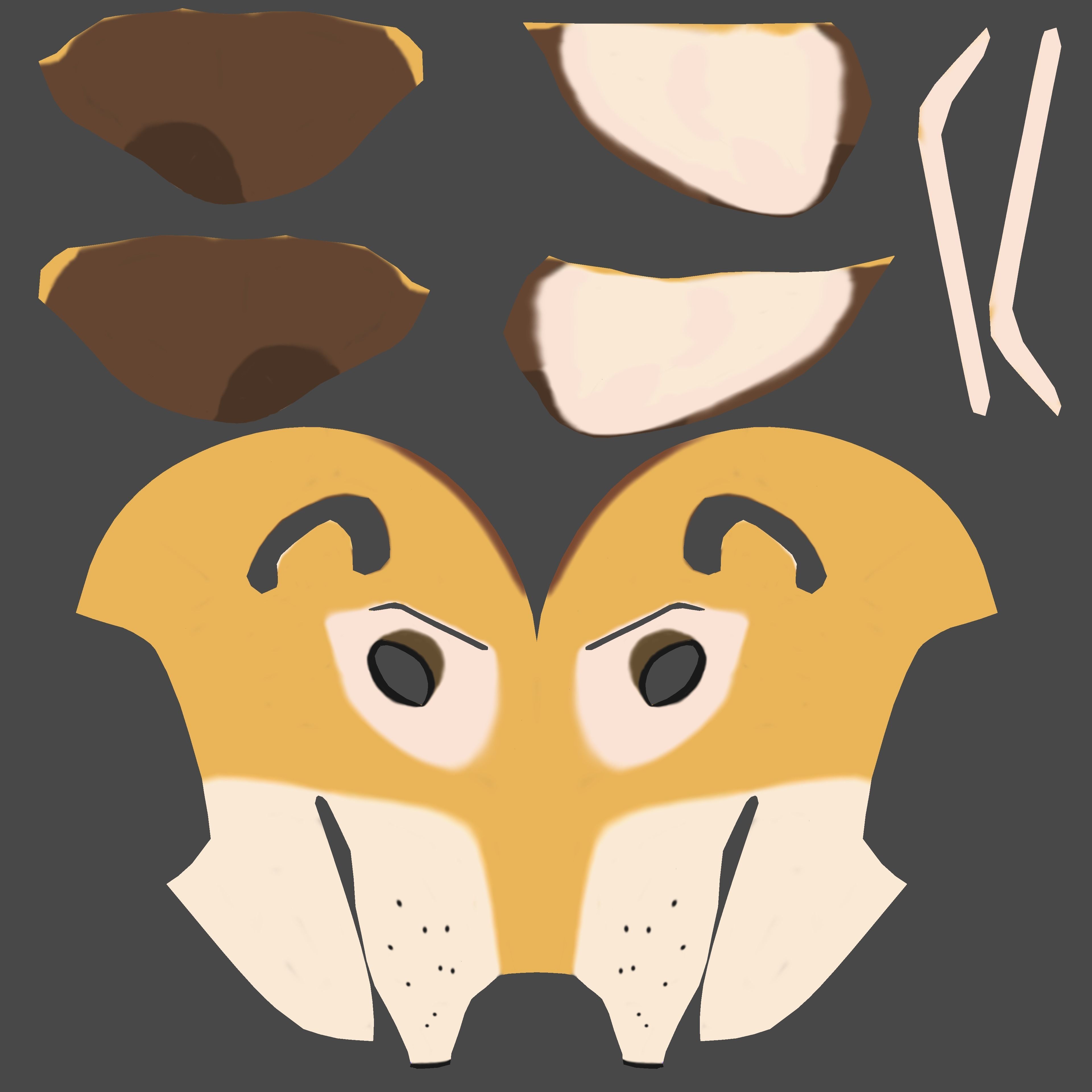 Nara Anthro Fox 3D model_89