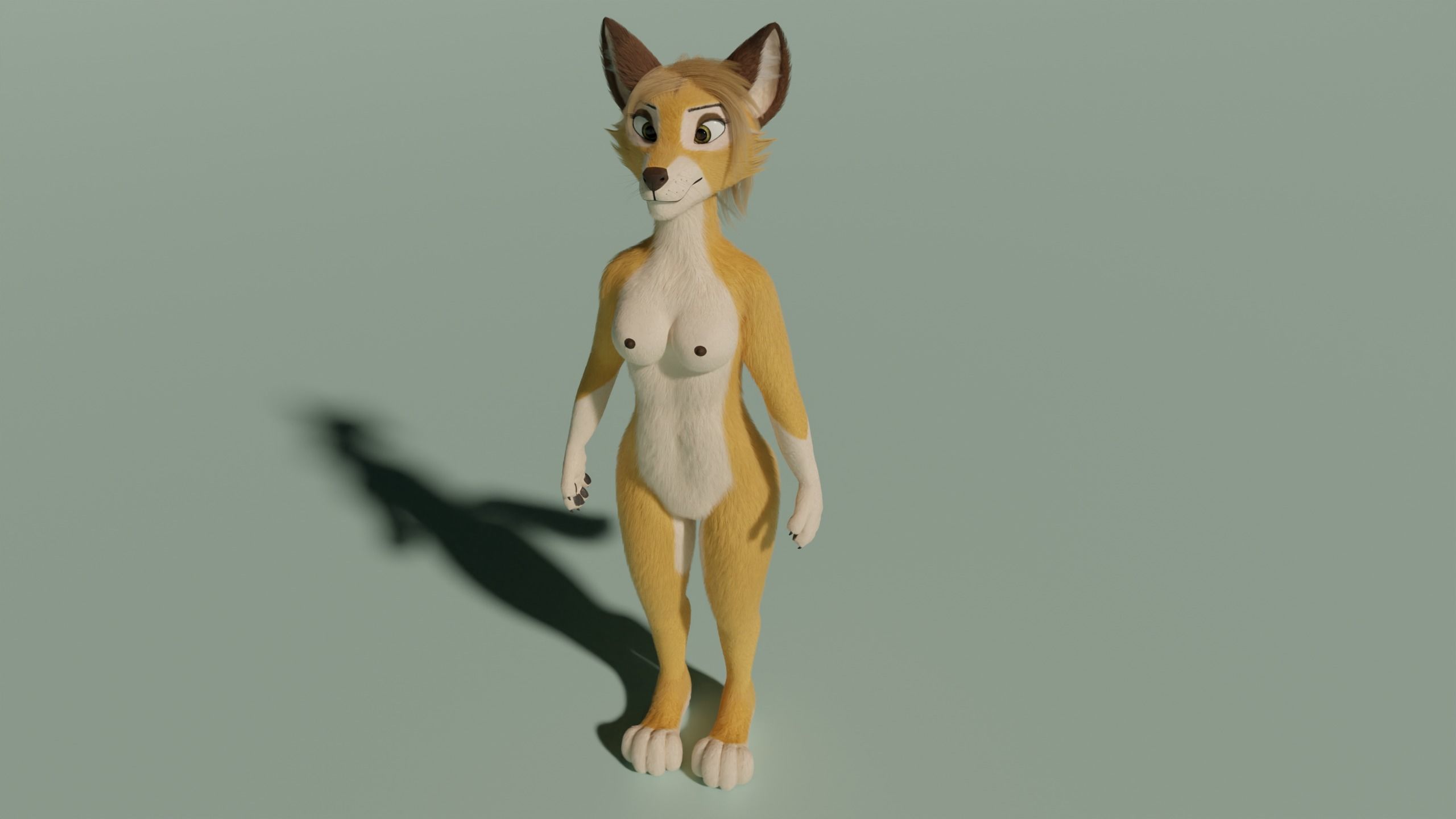 Nara Anthro Fox 3D model_36