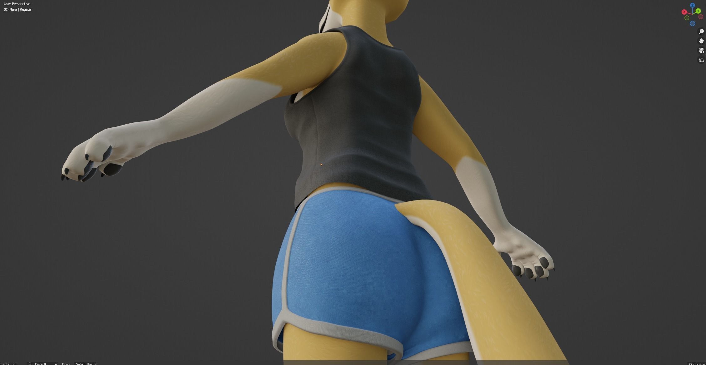 Nara Anthro Fox 3D model_71