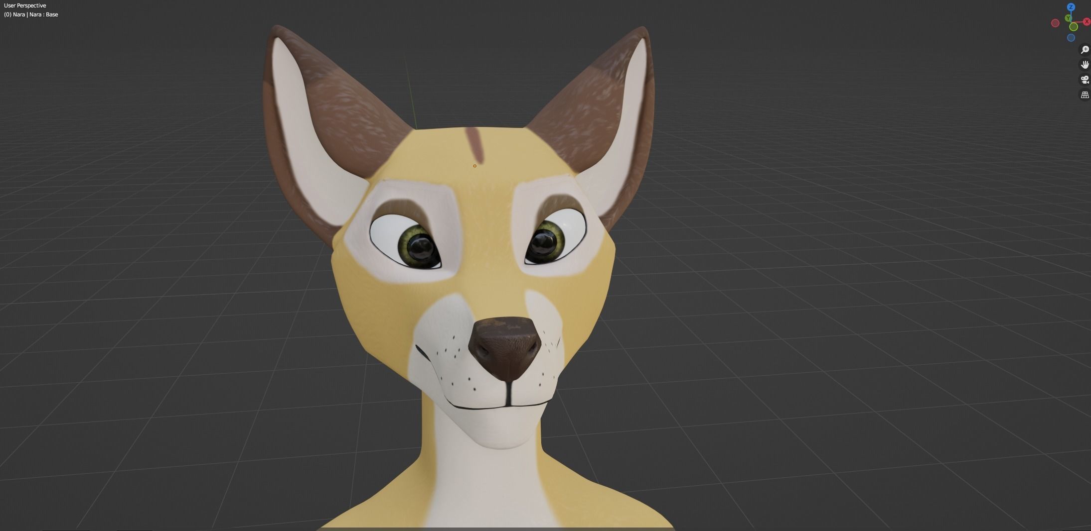 Nara Anthro Fox 3D model_45