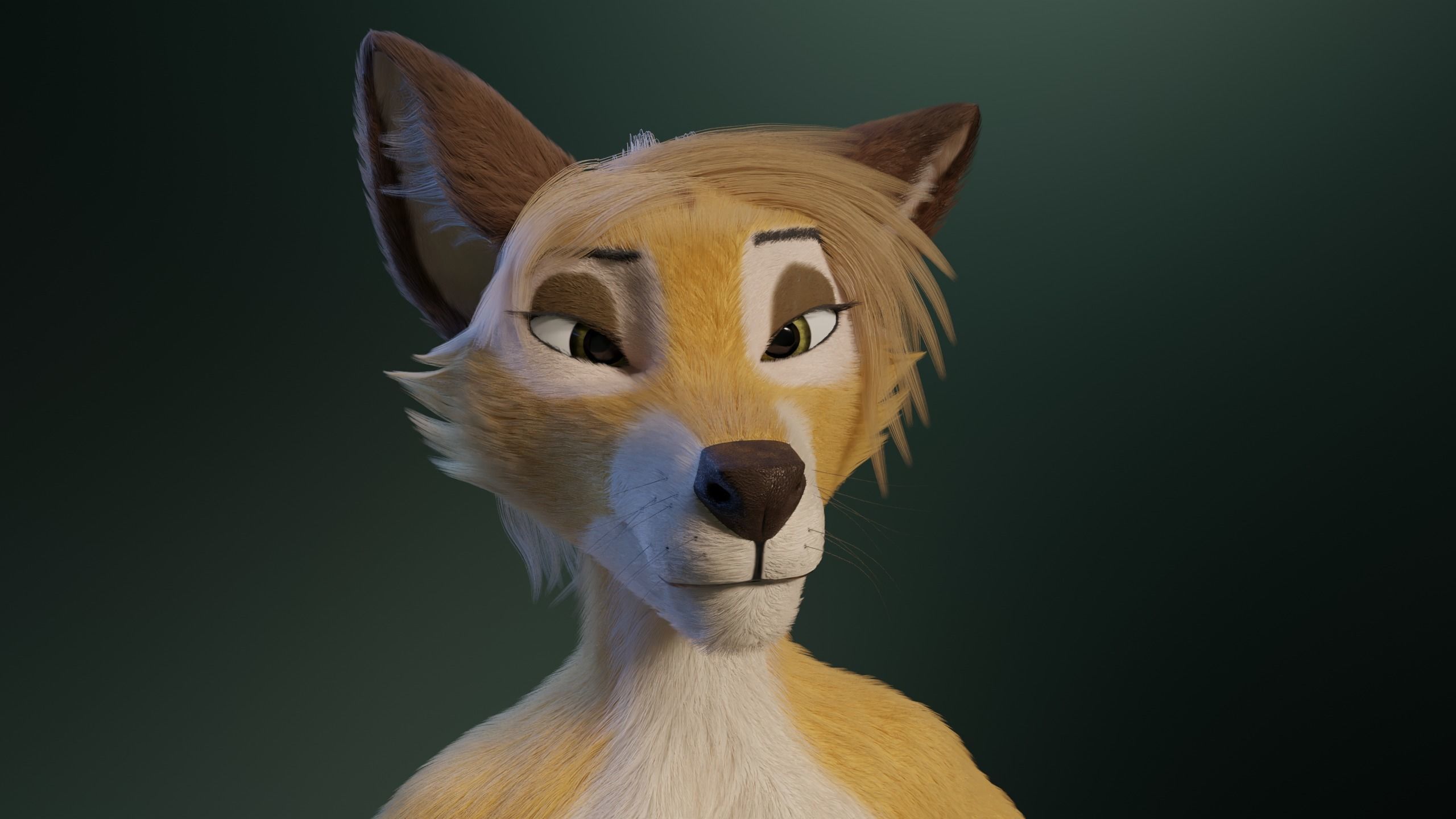 Nara Anthro Fox 3D model_34