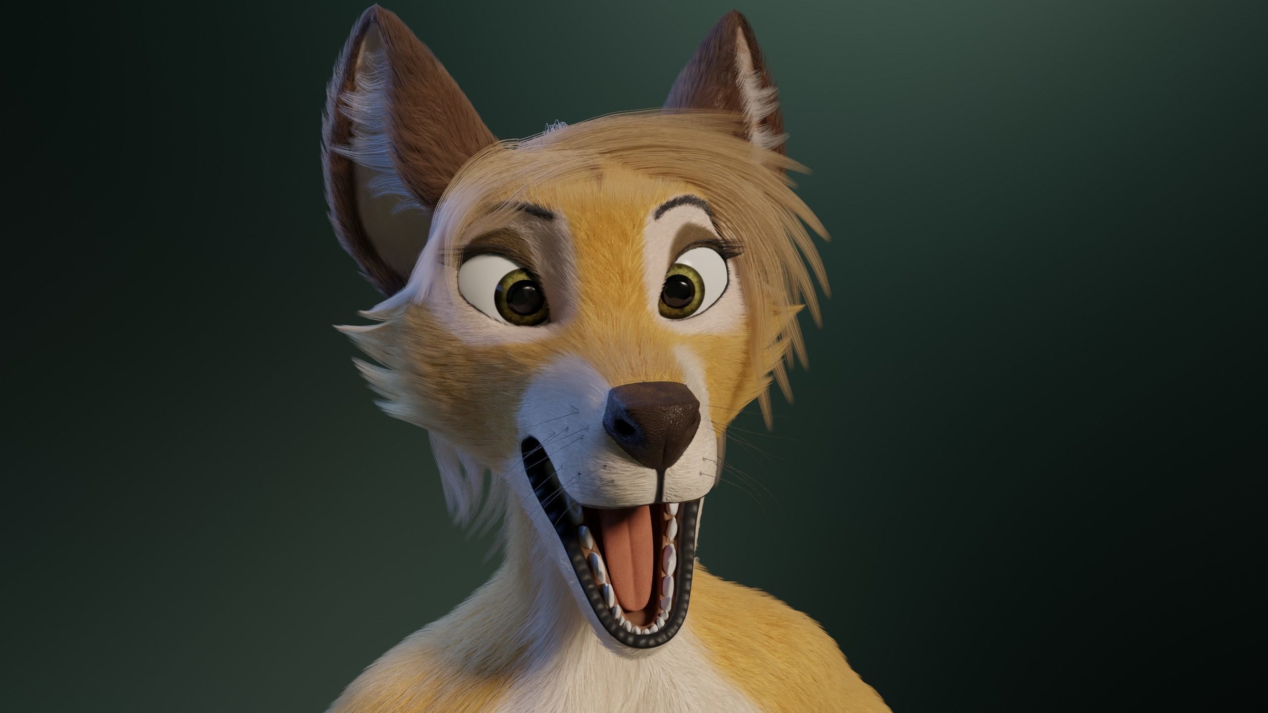 Nara Anthro Fox 3D model_32