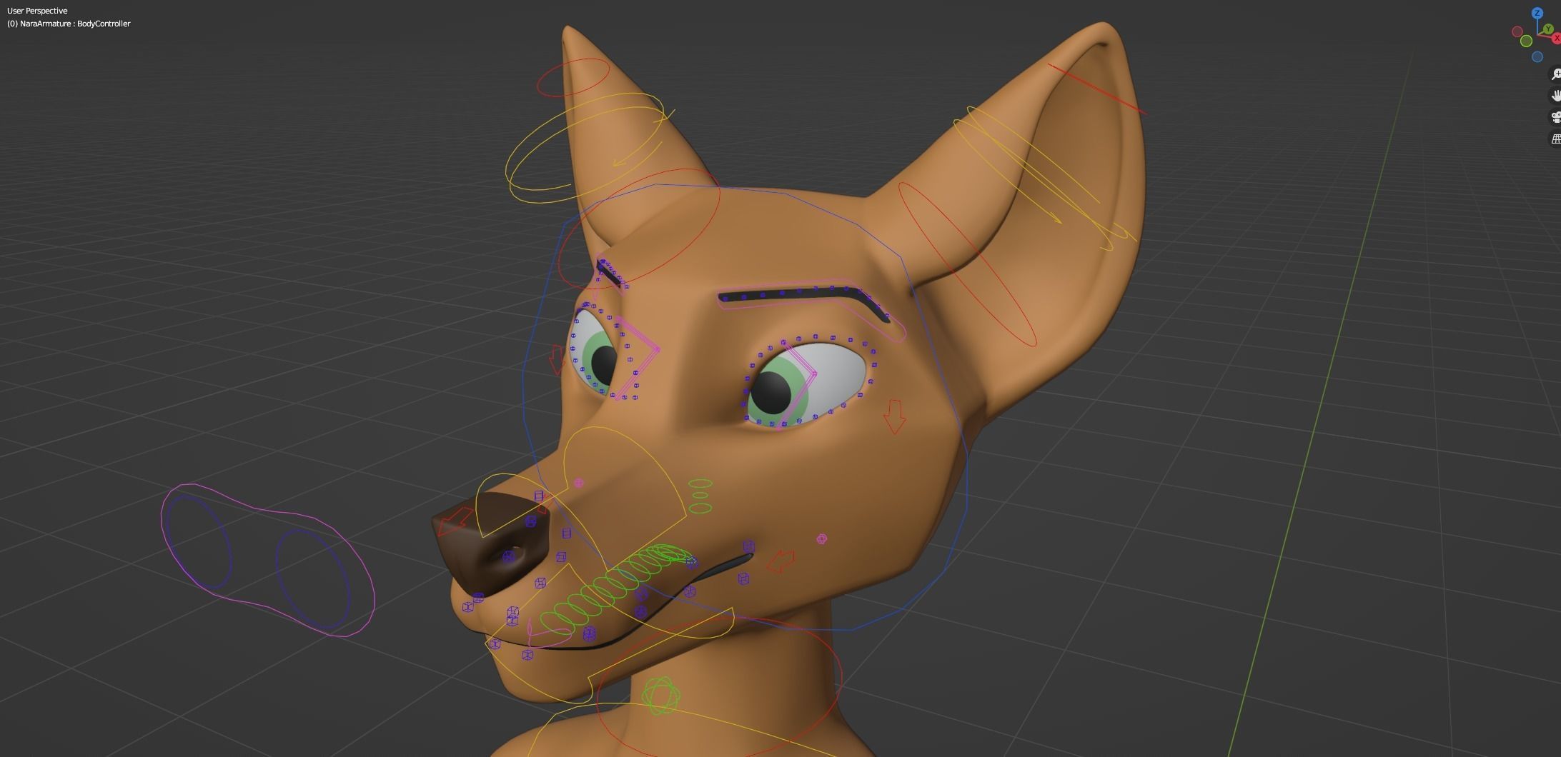 Nara Anthro Fox 3D model_44