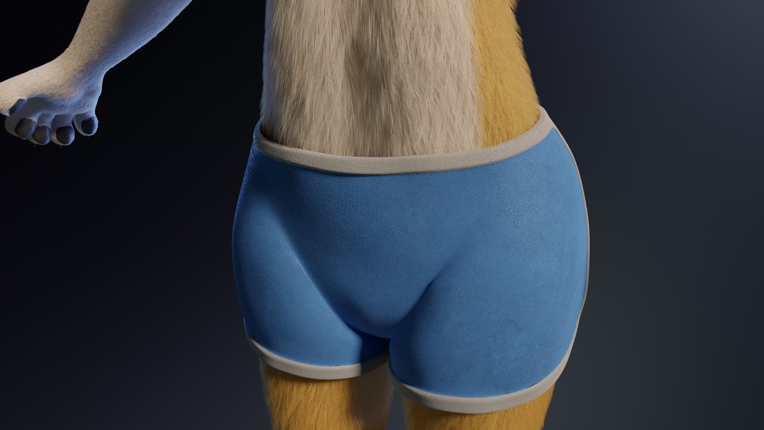 Nara Anthro Fox 3D model_25