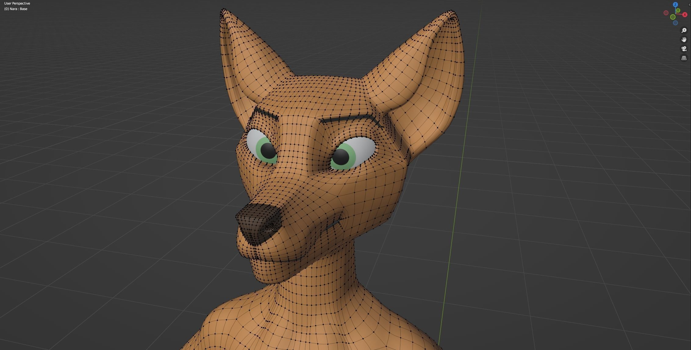 Nara Anthro Fox 3D model_53