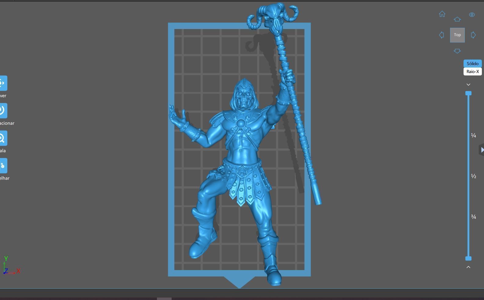 Skeletor Fanart 2022 3D print model_18