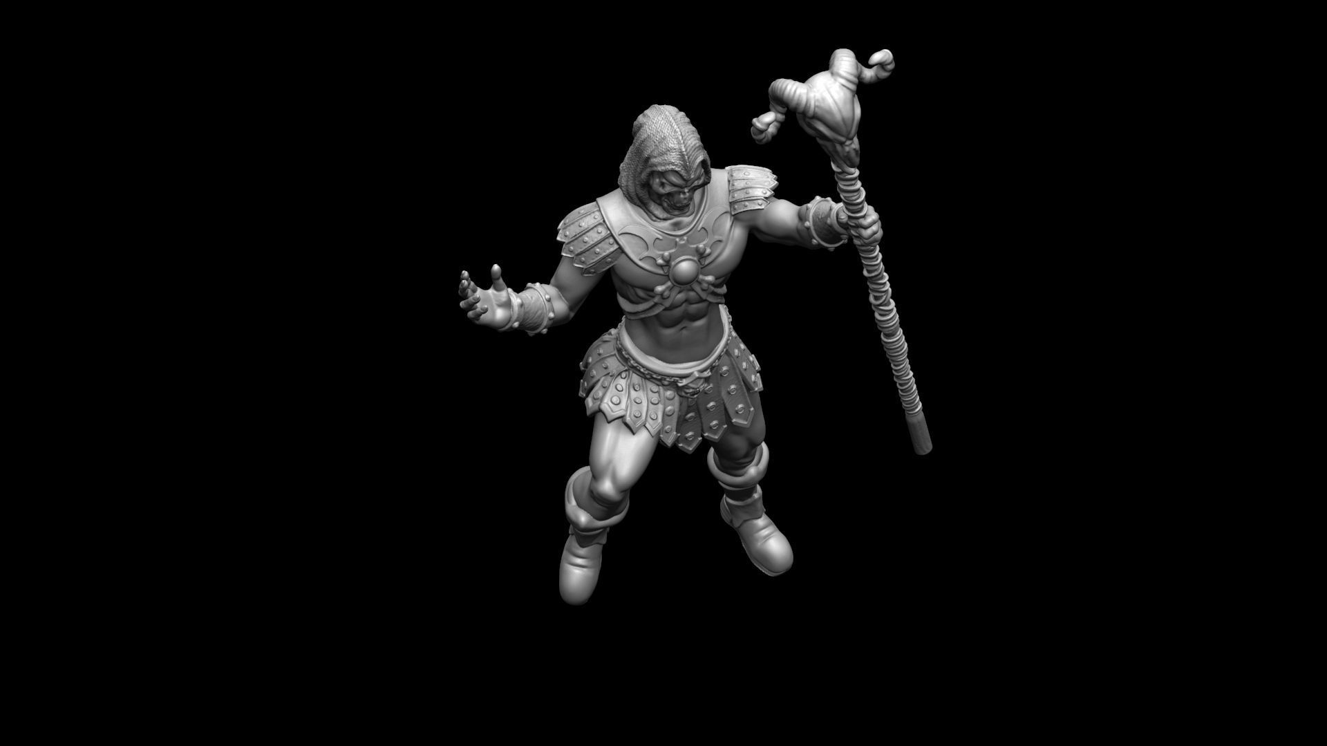 Skeletor Fanart 2022 3D print model_14