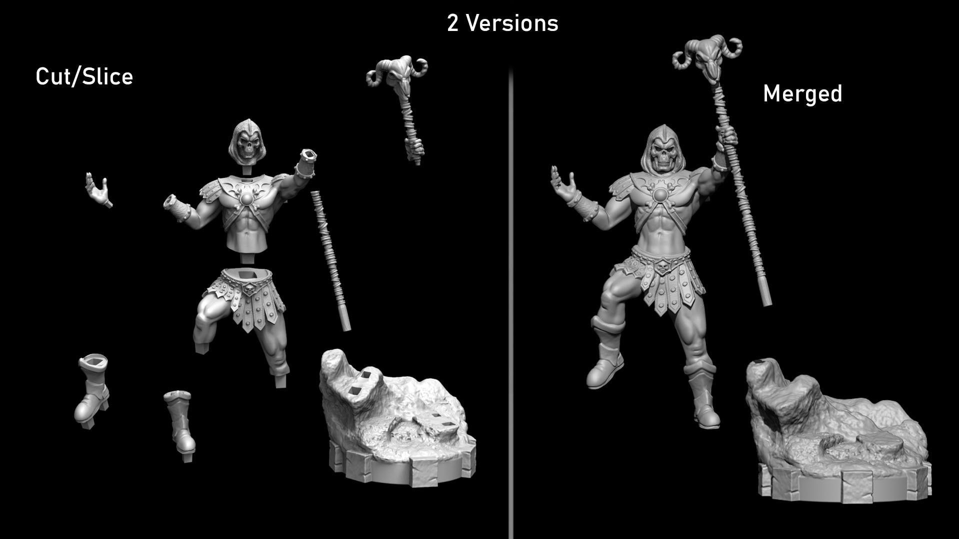 Skeletor Fanart 2022 3D print model_1