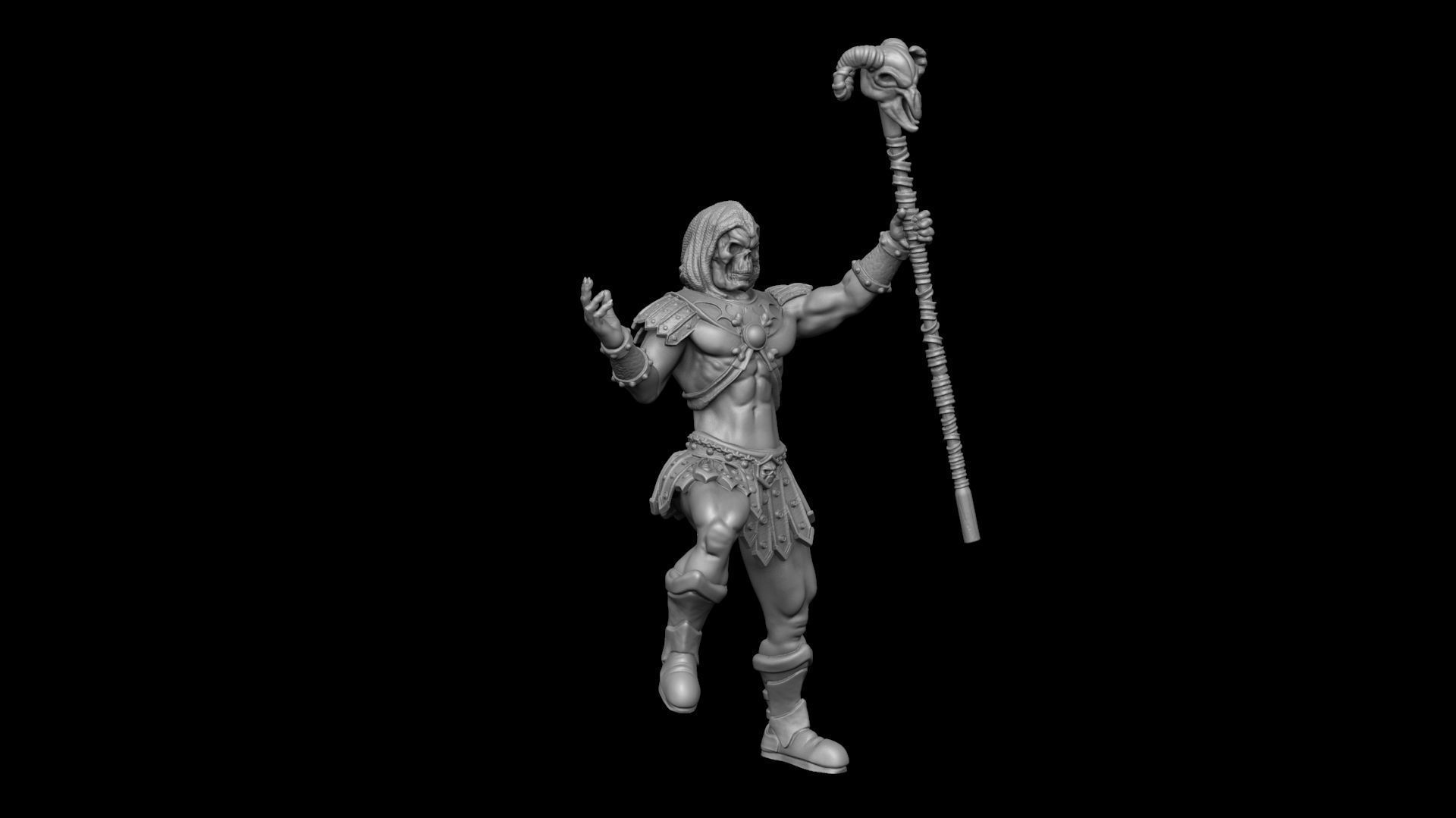 Skeletor Fanart 2022 3D print model_11