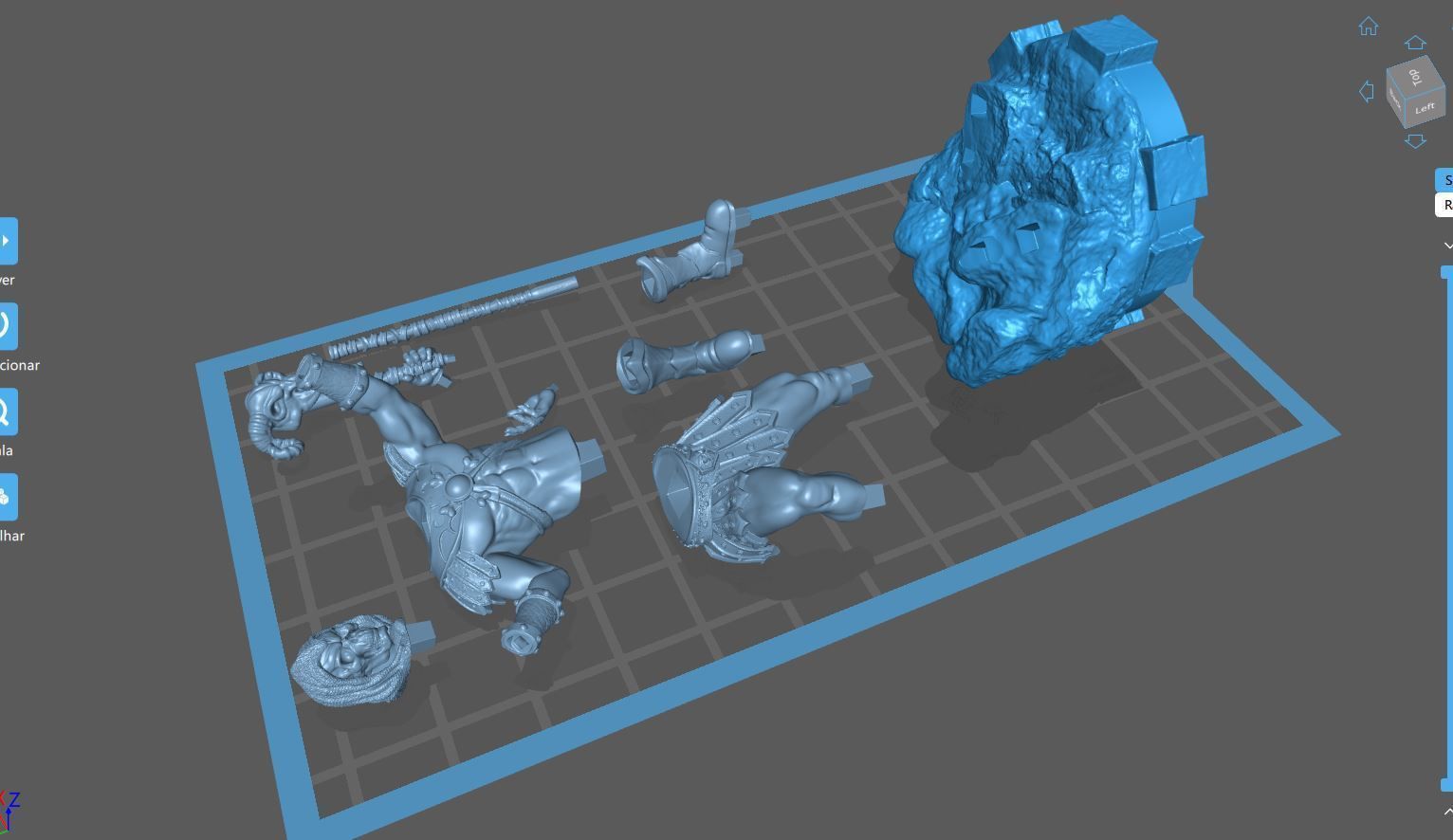 Skeletor Fanart 2022 3D print model_17