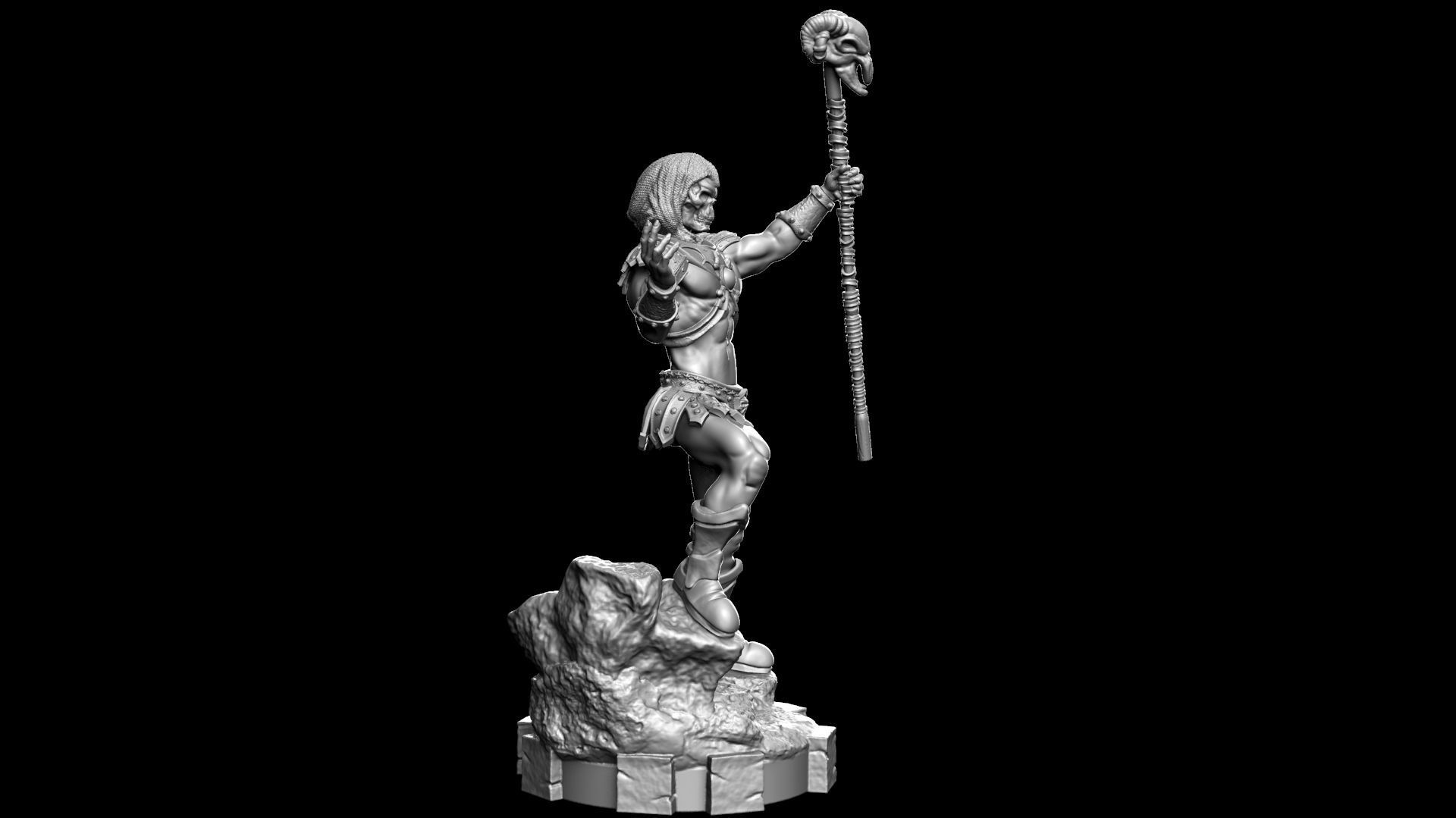 Skeletor Fanart 2022 3D print model_5