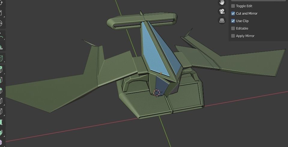MY SOLAR AIRPLANE Low-poly 3D model_5