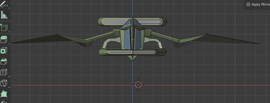 MY SOLAR AIRPLANE Low-poly 3D model_1