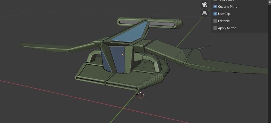 MY SOLAR AIRPLANE Low-poly 3D model_4