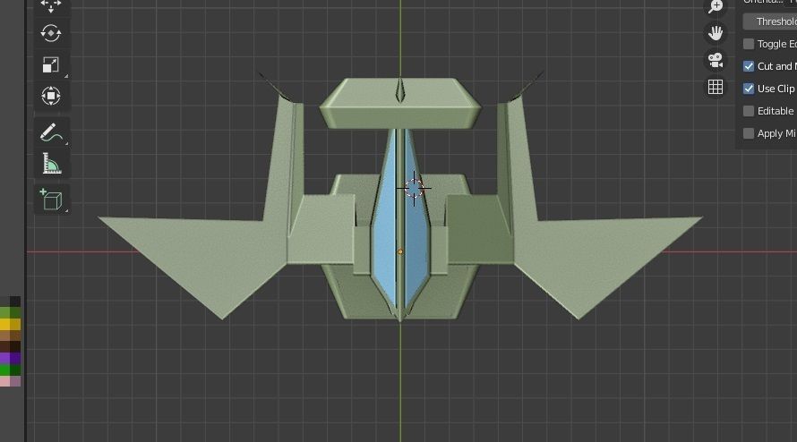 MY SOLAR AIRPLANE Low-poly 3D model_7