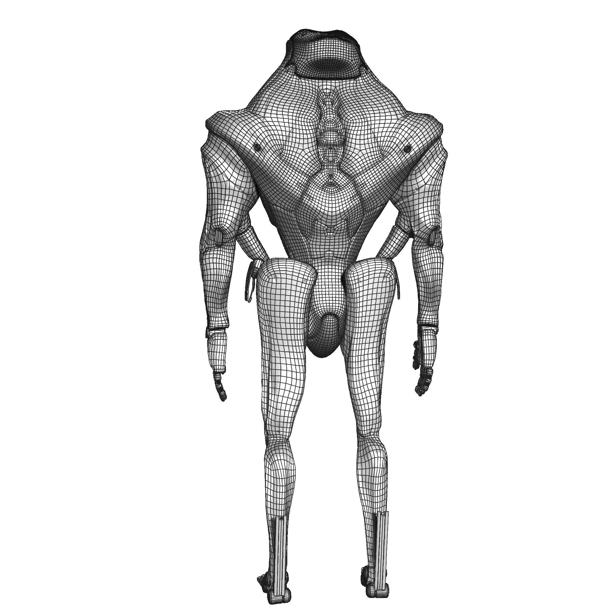 Maximilian star wars robot 3D model_16