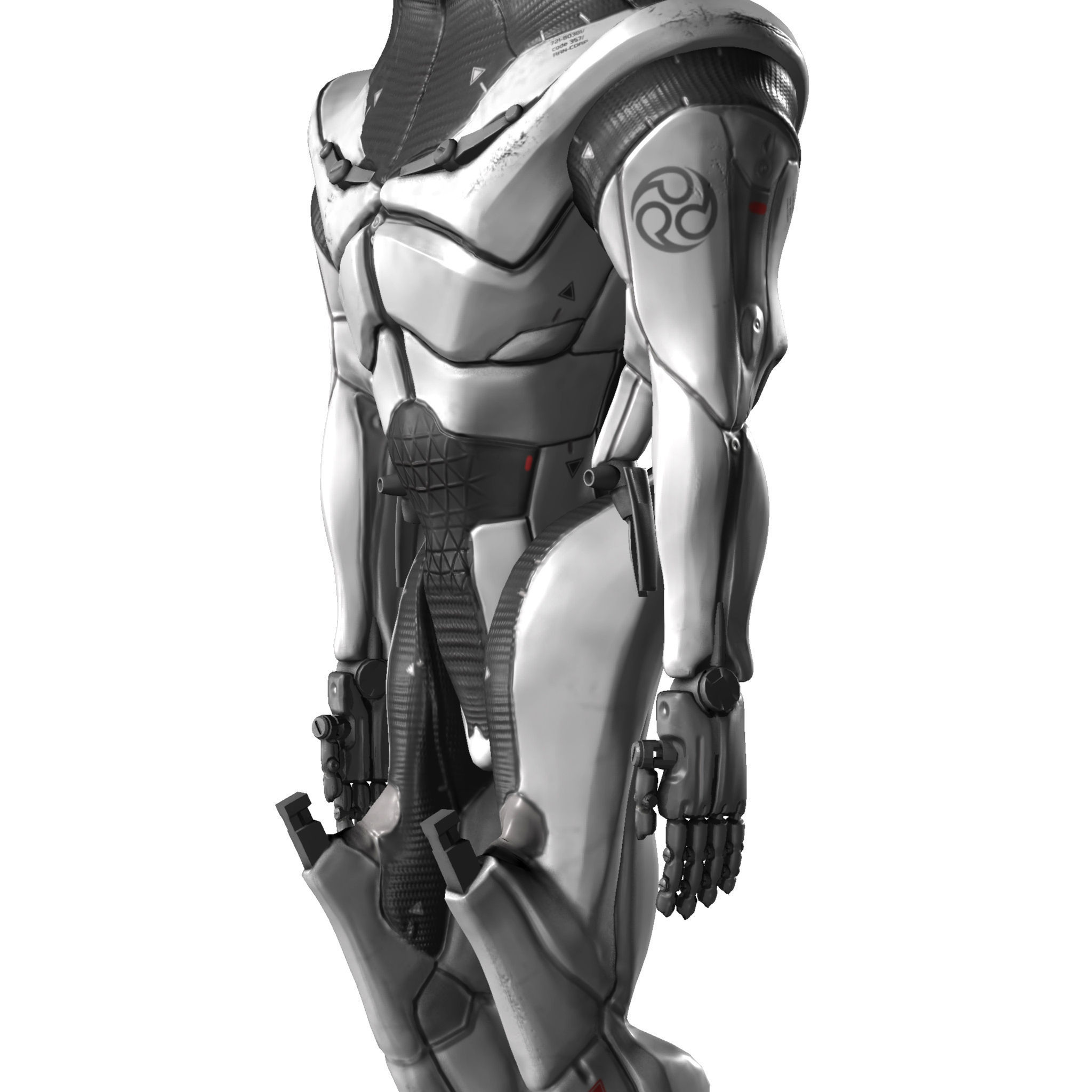 Maximilian star wars robot 3D model_5
