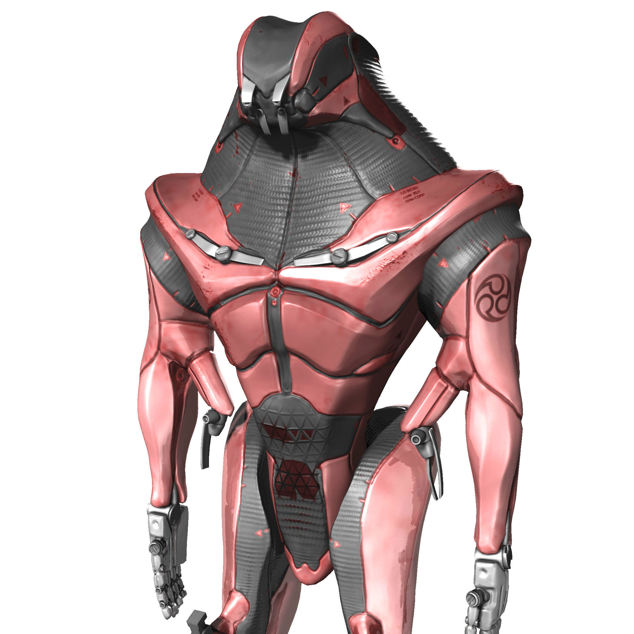 Maximilian star wars robot 3D model_1