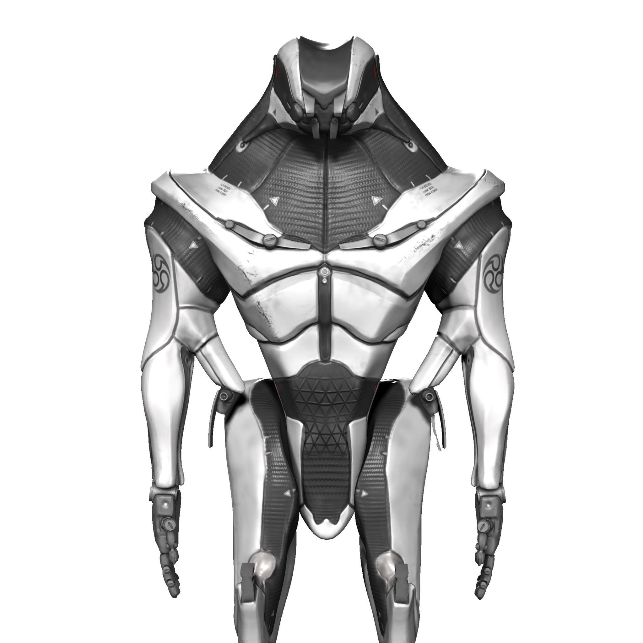 Maximilian star wars robot 3D model_3