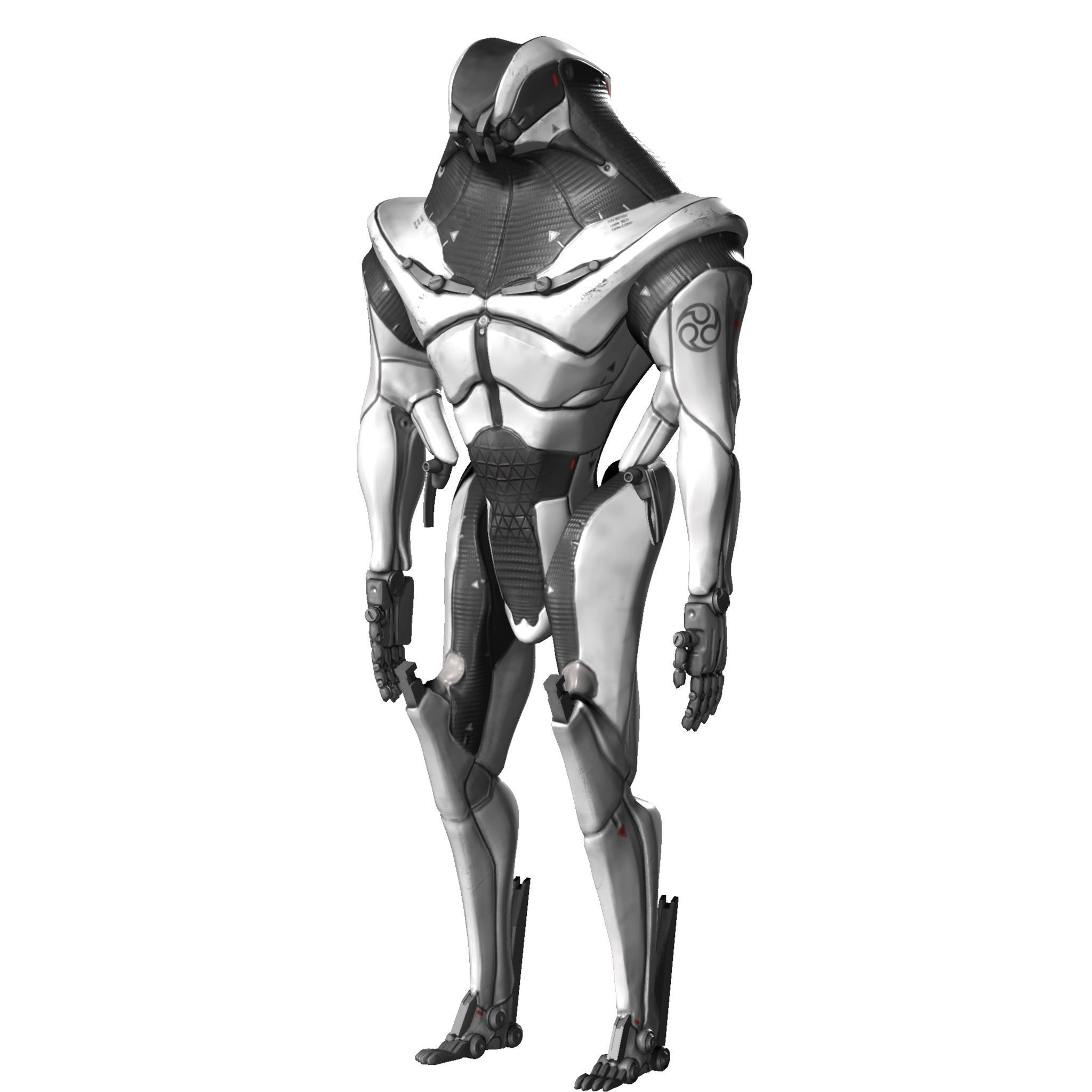 Maximilian star wars robot 3D model_6