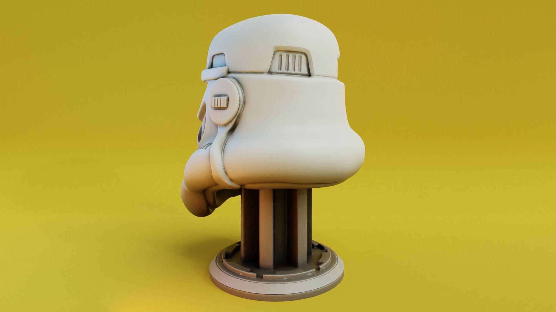 Stormtrooper Bust 3D Print 3D print model_6