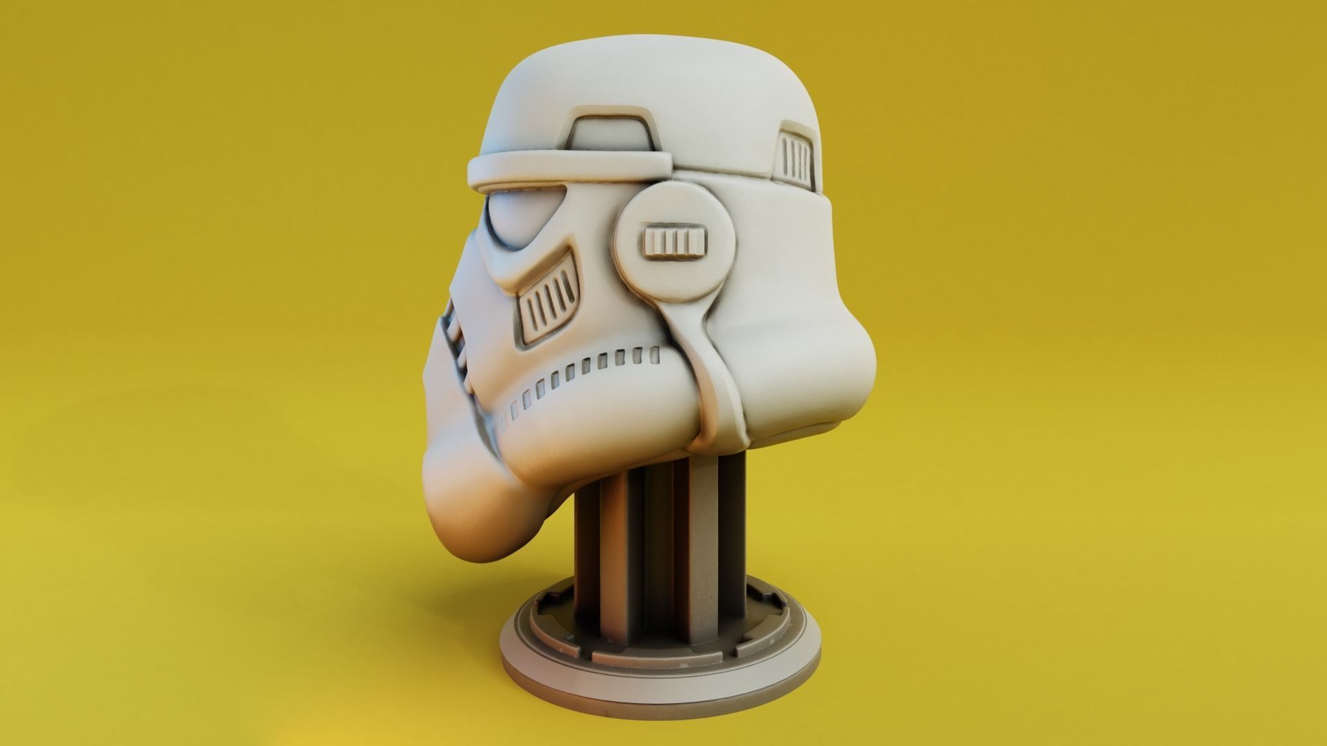 Stormtrooper Bust 3D Print 3D print model_7