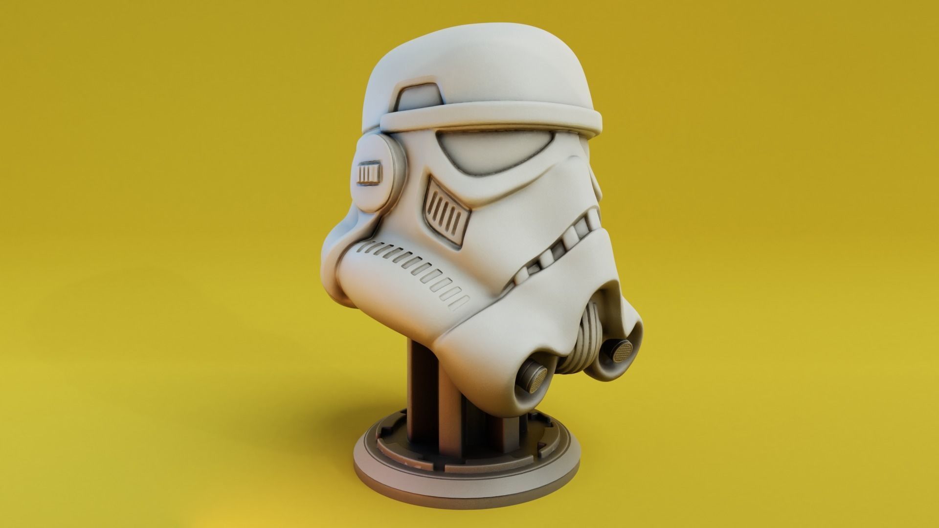Stormtrooper Bust 3D Print 3D print model_2