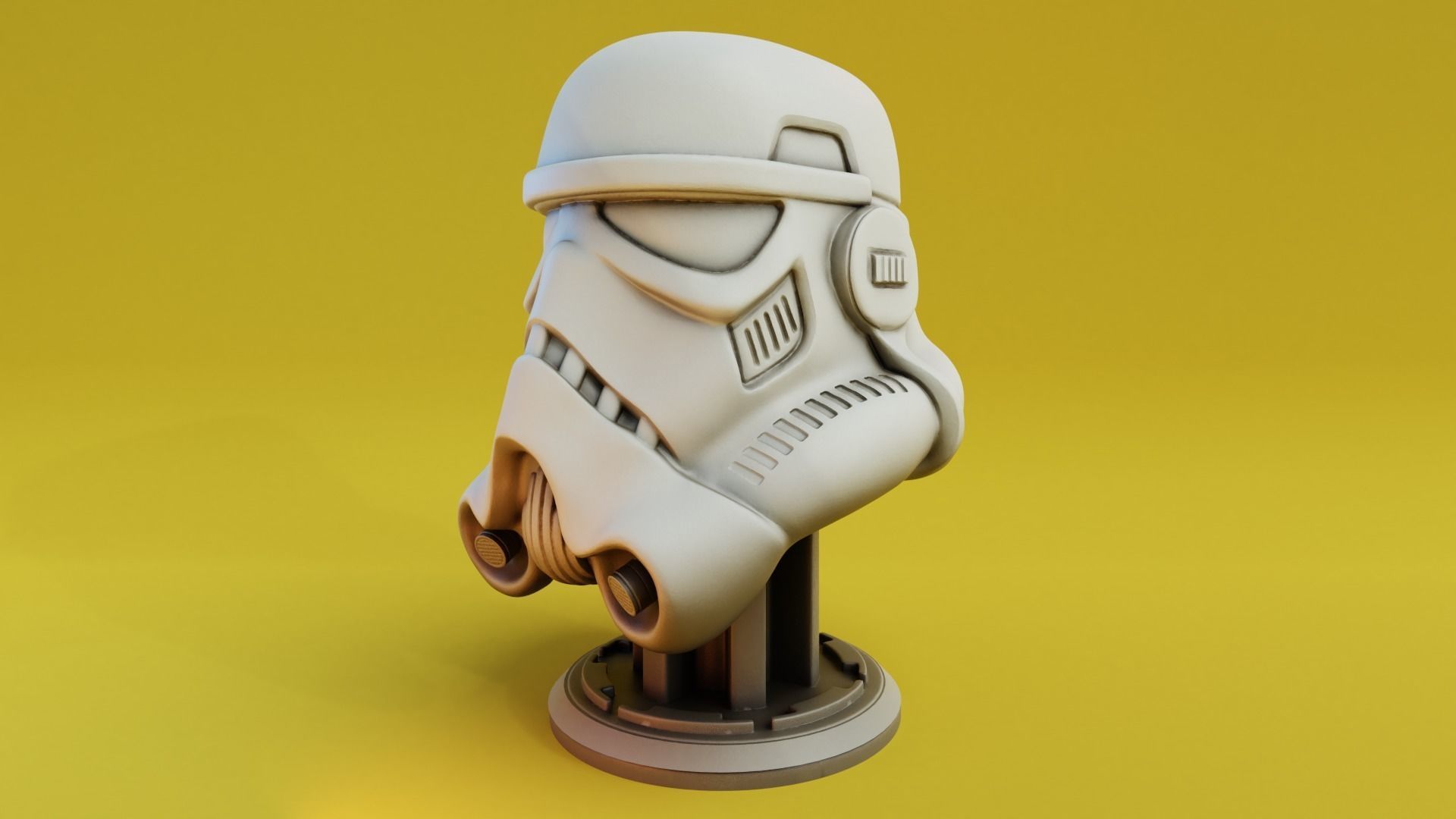 Stormtrooper Bust 3D Print 3D print model_8