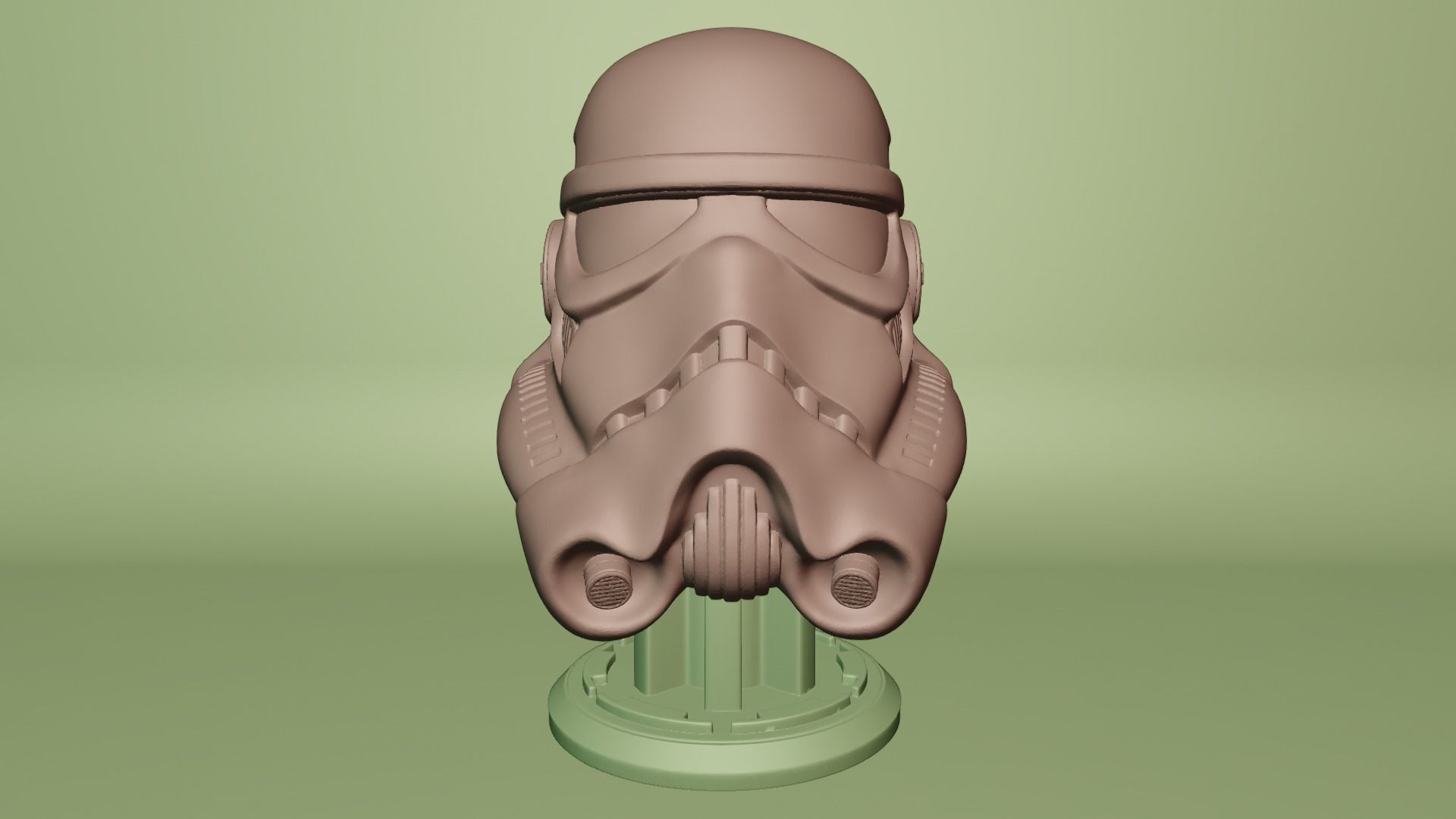 Stormtrooper Bust 3D Print 3D print model_9