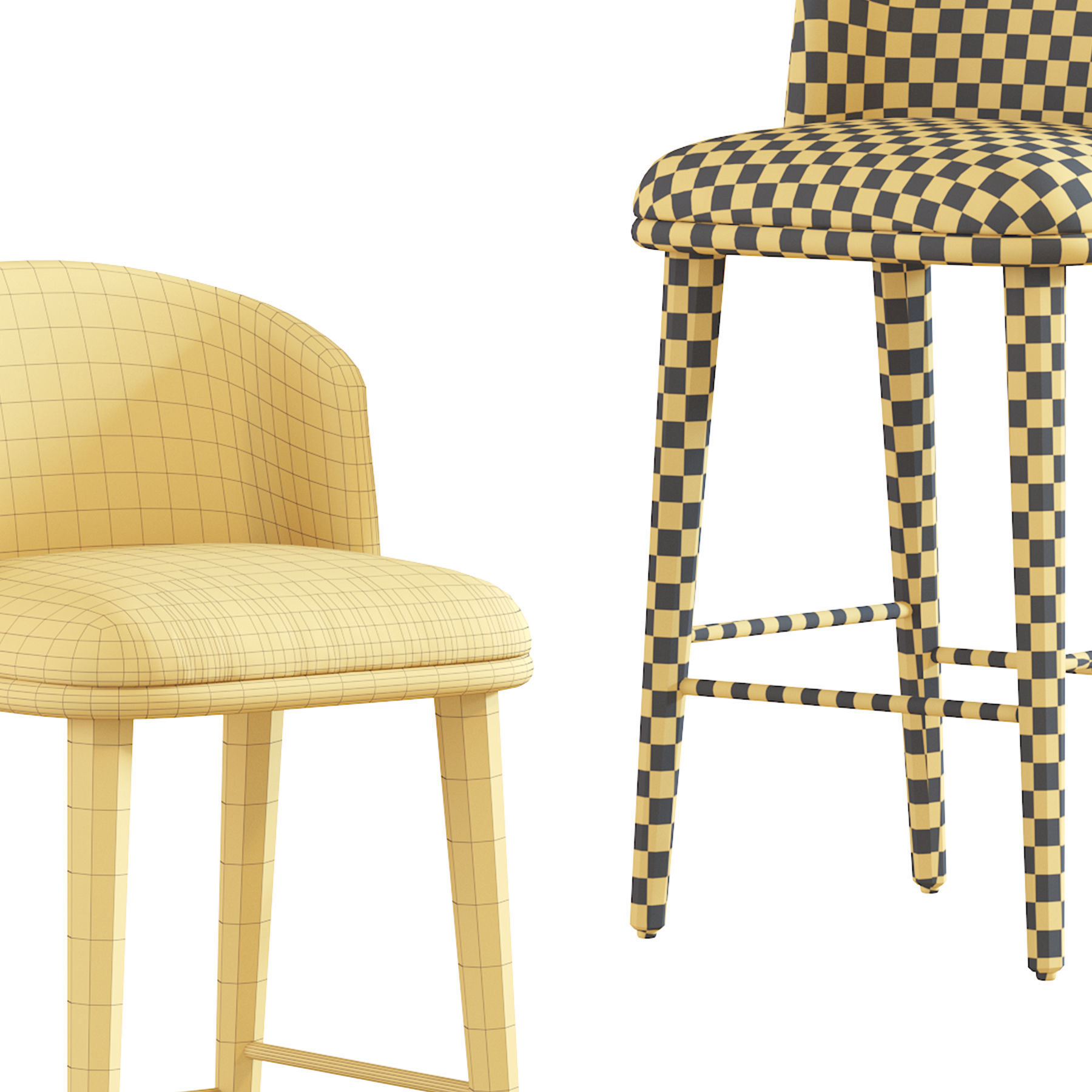 Aarven Bar Stool 3D model_20