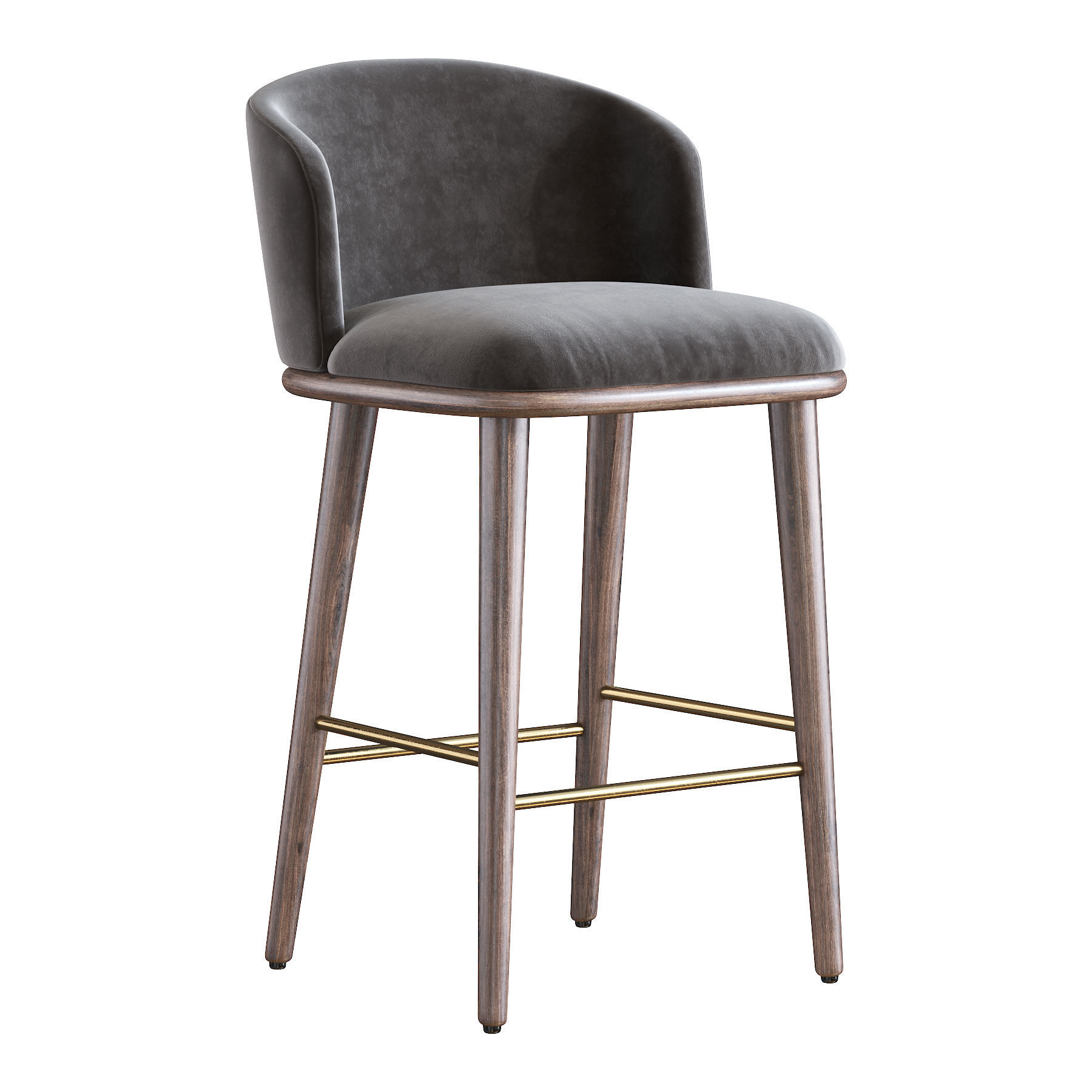 Aarven Bar Stool 3D model_2