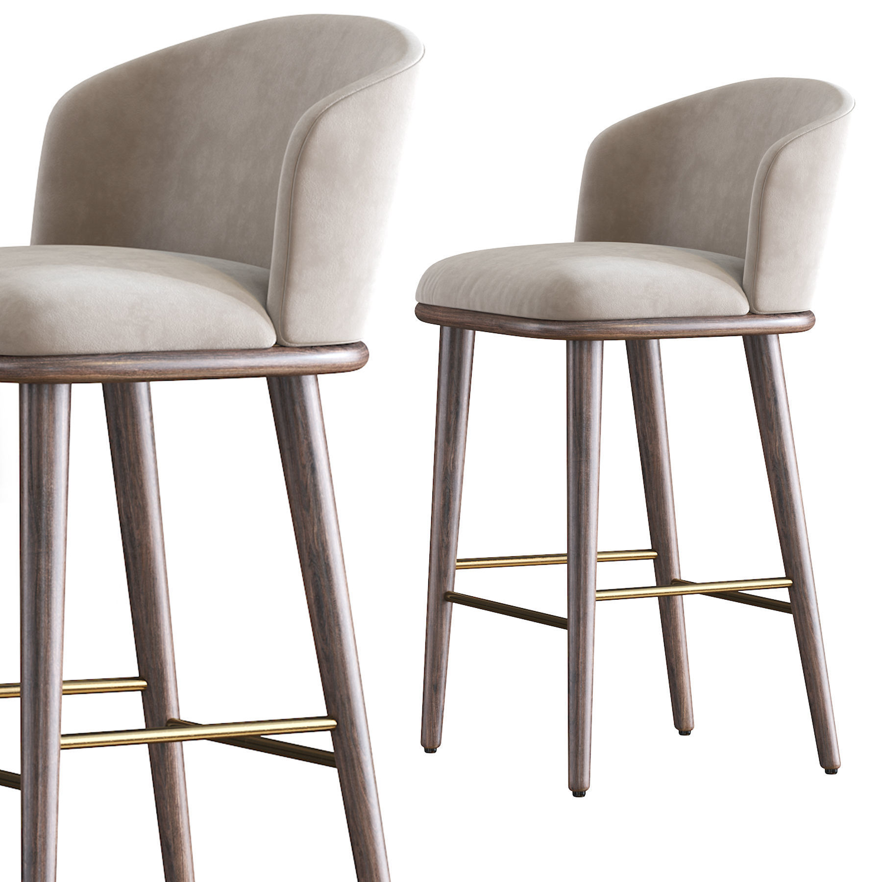 Aarven Bar Stool 3D model_8