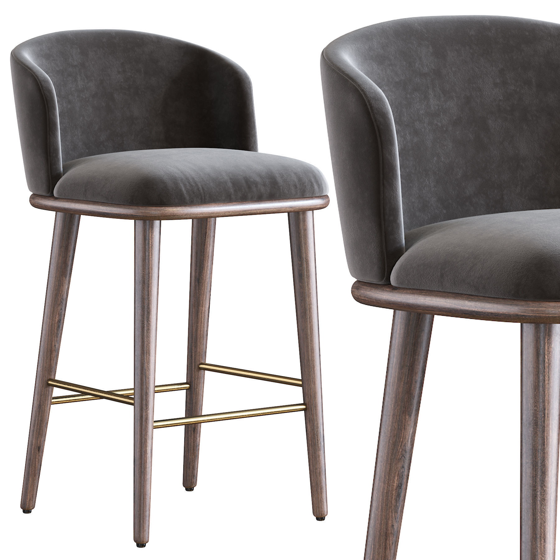 Aarven Bar Stool 3D model_11