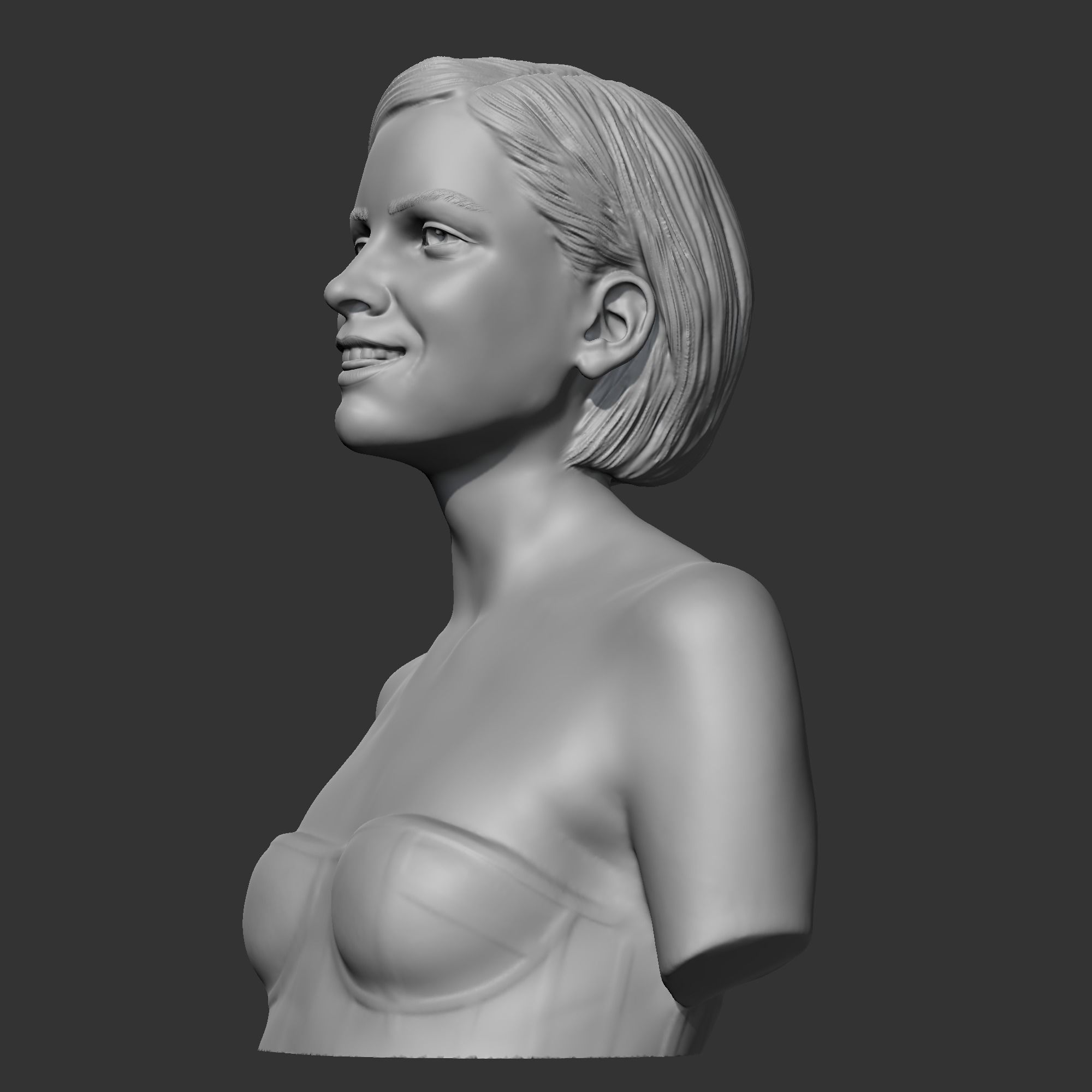 Emma Watson 3D print model 3D print model_4