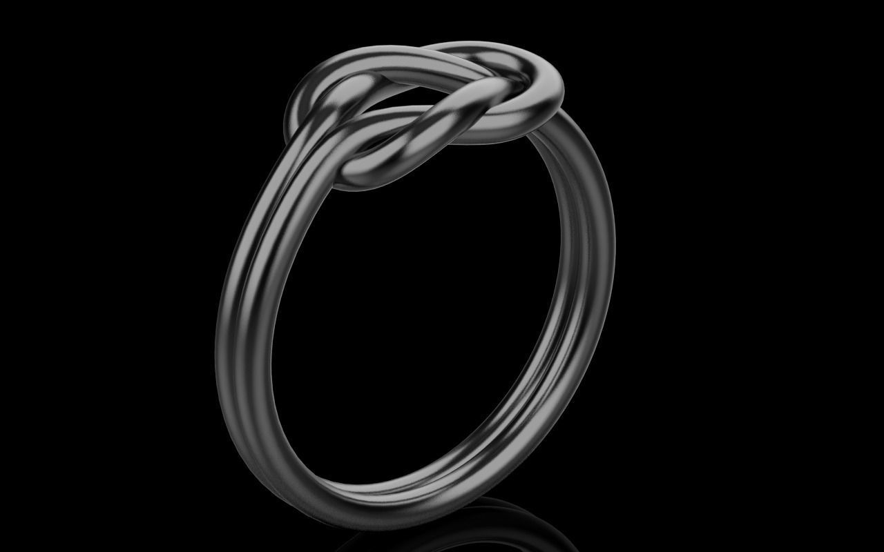 Knot Ring 3dmodel 3D print model 216 3D print model_27