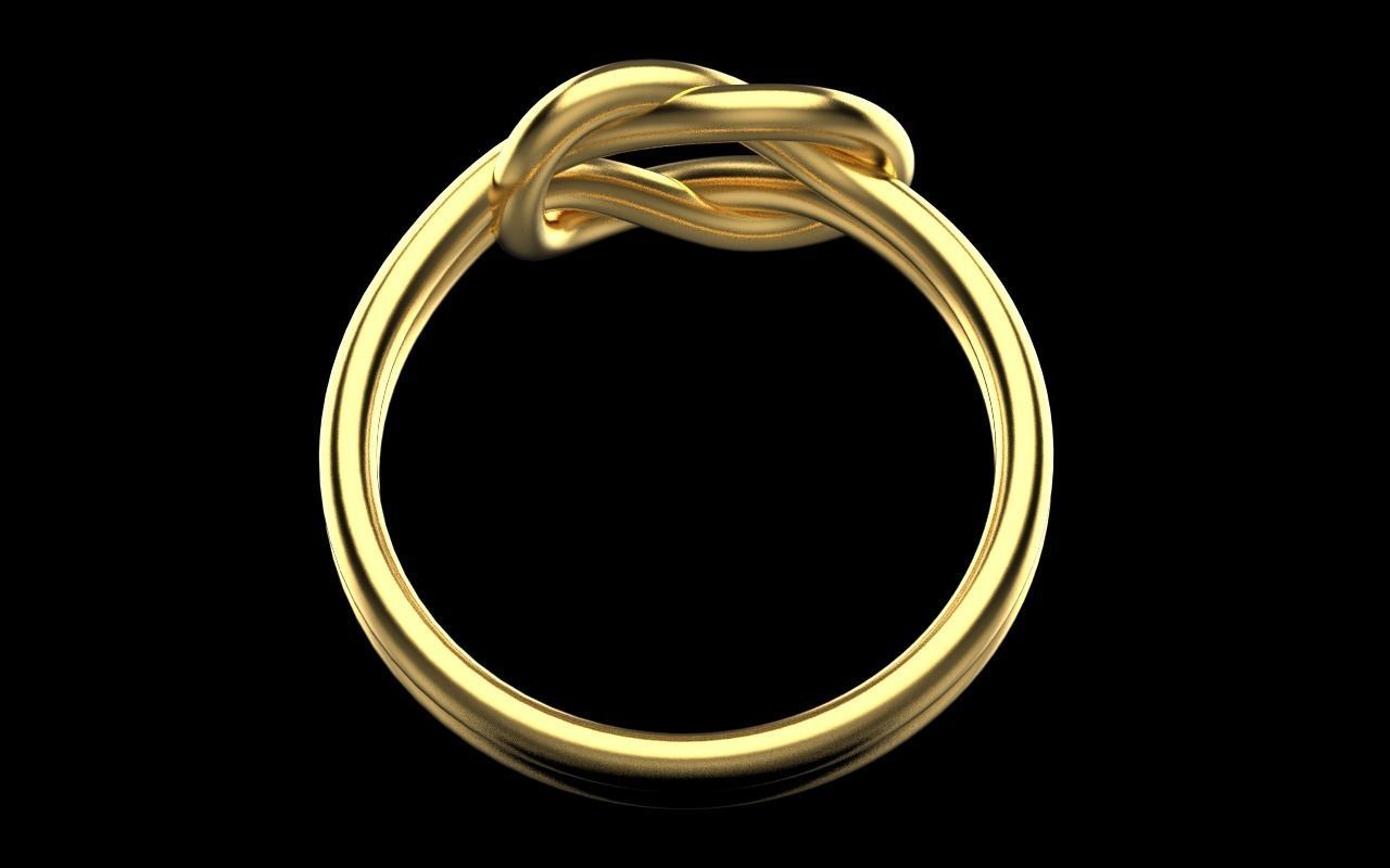 Knot Ring 3dmodel 3D print model 216 3D print model_57