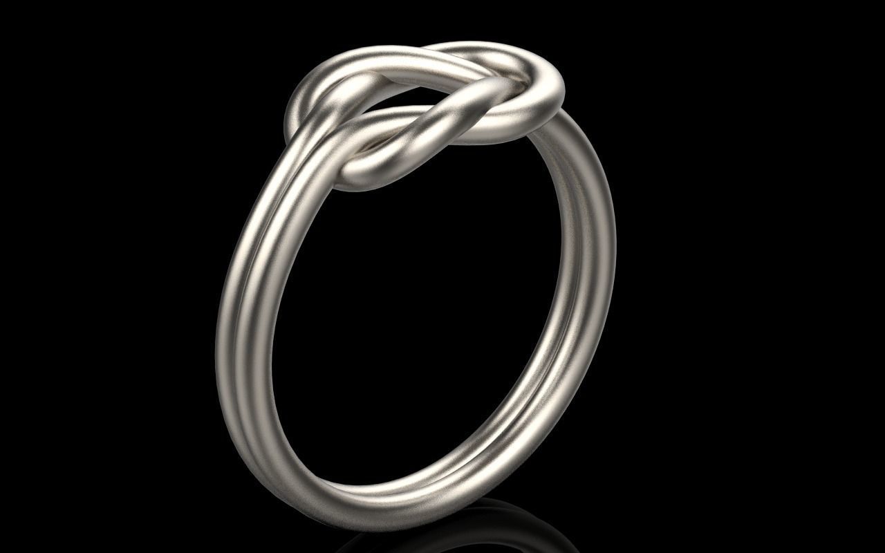 Knot Ring 3dmodel 3D print model 216 3D print model_25