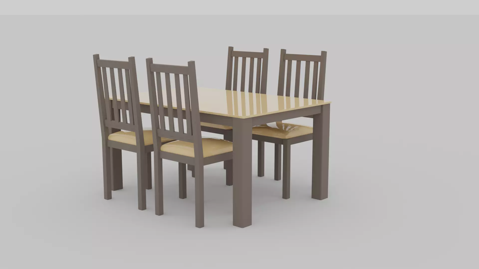 dining table 3D model_0