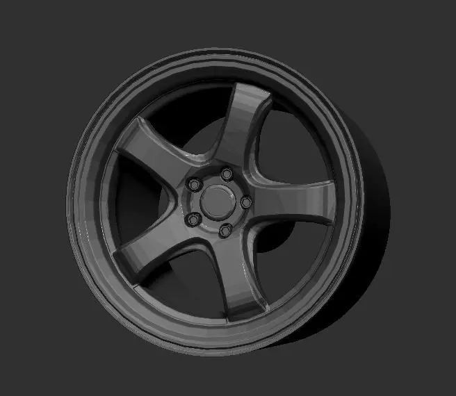 Rays G Games 99b Wheels Rims 3D Print Ready Model 3D print model 3D print model_0