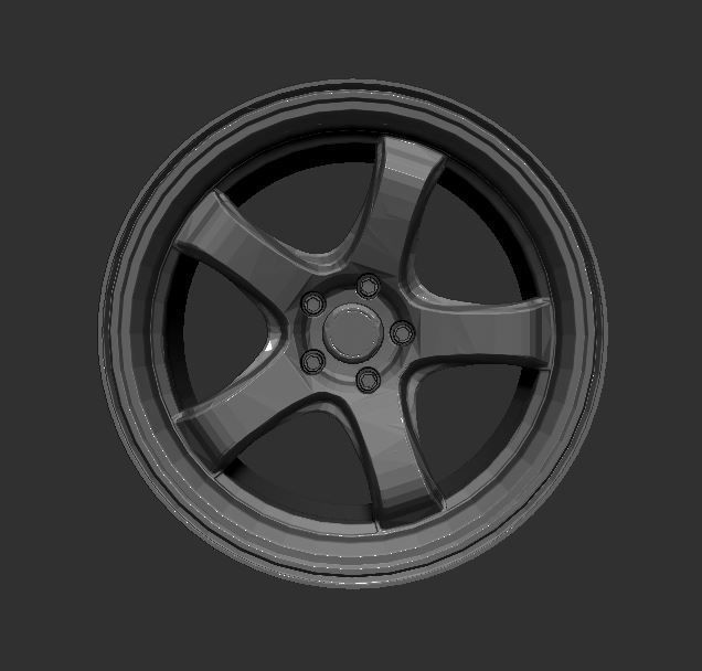 Rays G Games 99b Wheels Rims 3D Print Ready Model 3D print model 3D print model_1