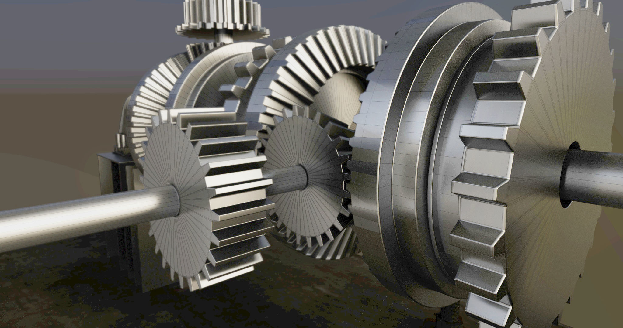 Gear Chakkar 3D model_2