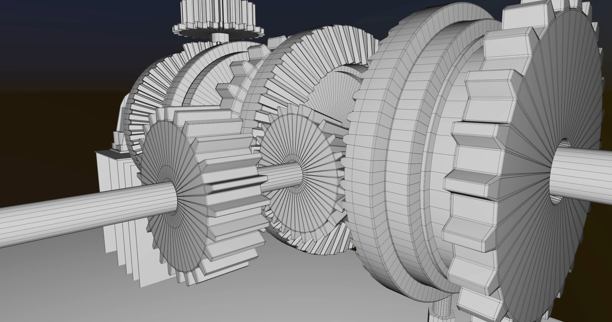 Gear Chakkar 3D model_3