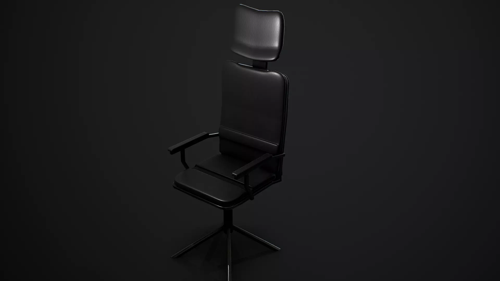 Cyber Chair Free low-poly 3D model